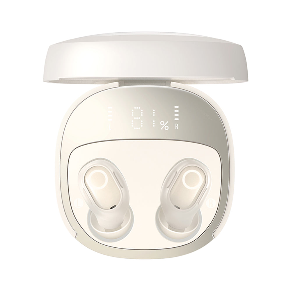 Handsfree Bluetooth Baseus WM02+, TWS, Fehér NGTW370302