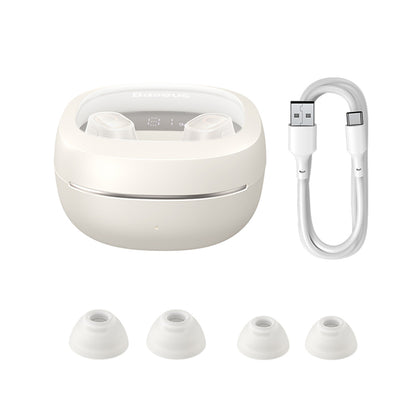 Handsfree Bluetooth Baseus WM02+, TWS, Fehér NGTW370302