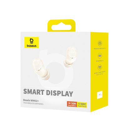 Handsfree Bluetooth Baseus WM02+, TWS, Fehér NGTW370302
