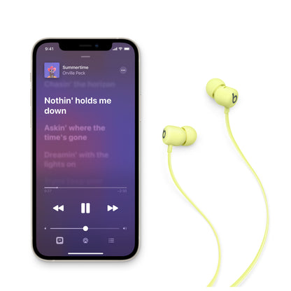 Beats Flex Bluetooth Handsfree, A2DP, Yellow MYMDMD2ZM/A 