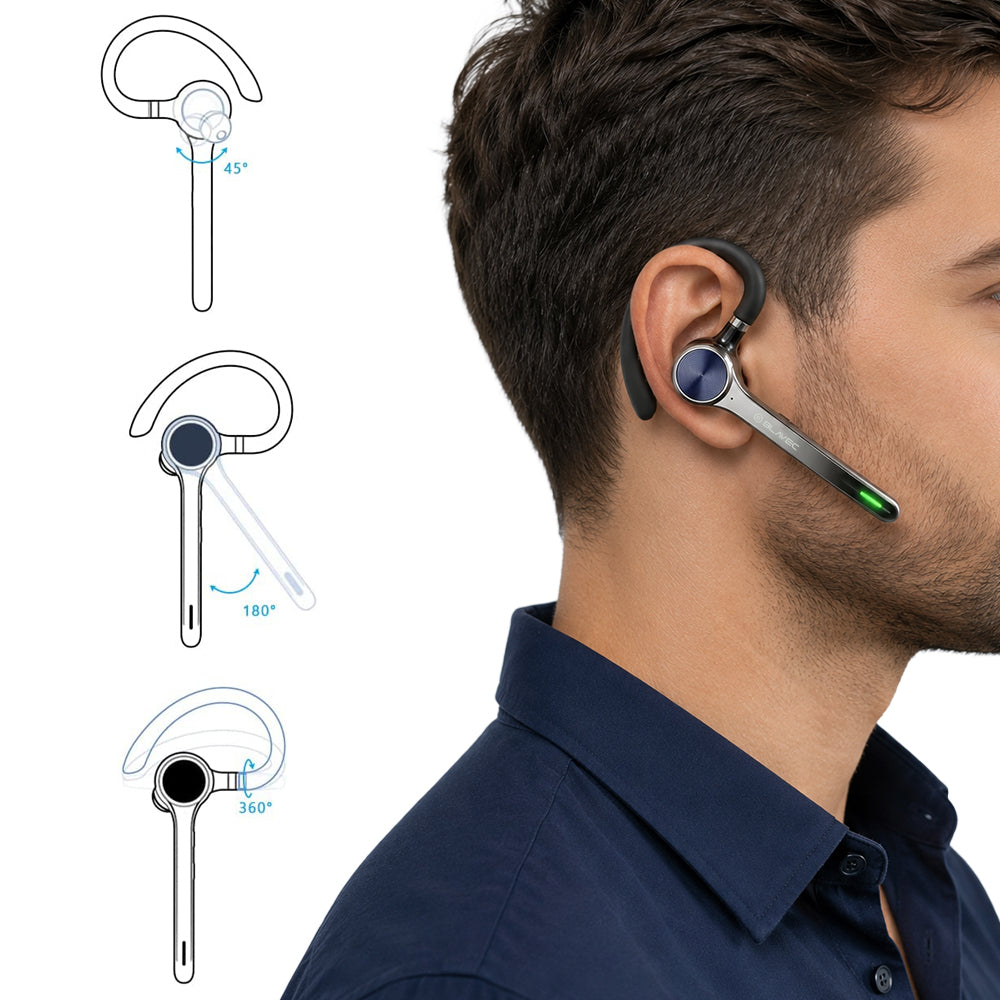 Blavec Talk 1 Bluetooth kihangosító, MultiPoint, A2DP, fekete