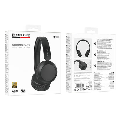 Borofone BO37 Marvellous Bluetooth kihangosító, A2DP, Fekete