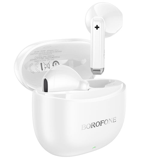 Handsfree Bluetooth Borofone BW88 Deep Rhyme, TWS, Fehér
