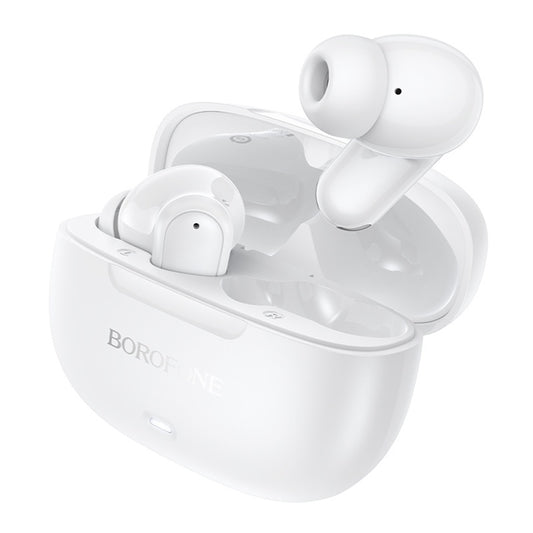 Borofone BW96 Mellow Bluetooth kihangosító, TWS, Fehér