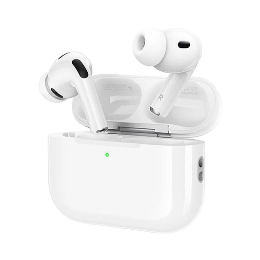 Borofone BW99 Bluetooth kihangosító, TWS, ANC, fehér