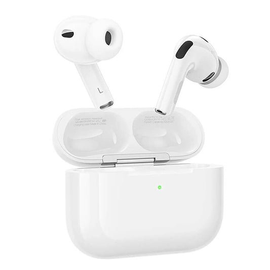 Borofone BW99 Bluetooth kihangosító, TWS, ANC, fehér
