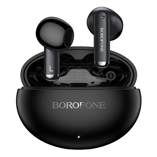 Borofone FQ12 Nice Bluetooth kihangosító, TWS, Fekete