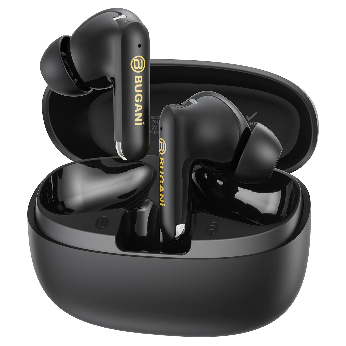 Bluetooth kihangosító Bugani Freebuds B20, TWS, ANC, Fekete