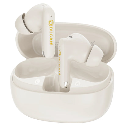Bluetooth kihangosító Bugani Freebuds B20, TWS, ANC, Világos krém