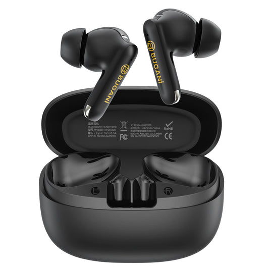 Bluetooth kihangosító Bugani Freebuds B20, TWS, ANC, Fekete