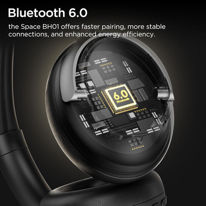 Bluetooth kihangosító Bugani Space BH01, MultiPoint, A2DP, ANC, Fekete