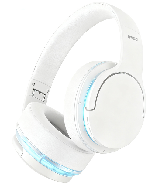 Bluetooth kihangosító BWOO BO-BW587, A2DP, ANC, Fehér