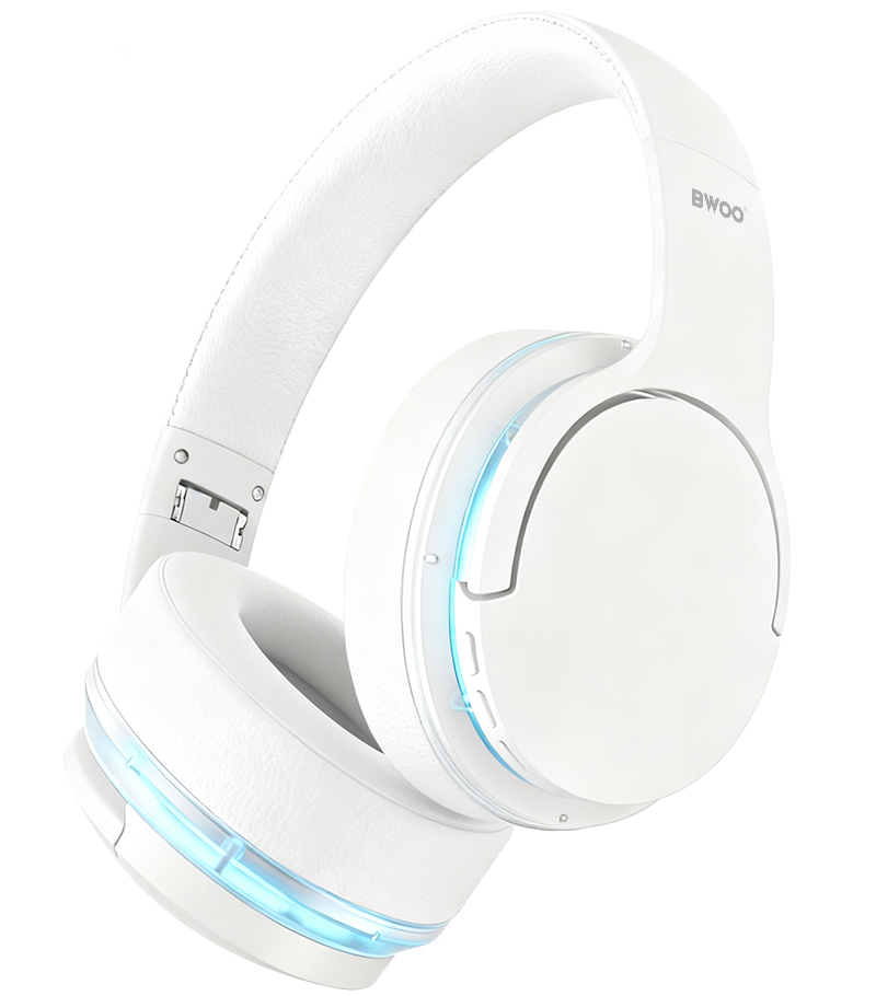 Bluetooth kihangosító BWOO BO-BW587, A2DP, ANC, Fehér