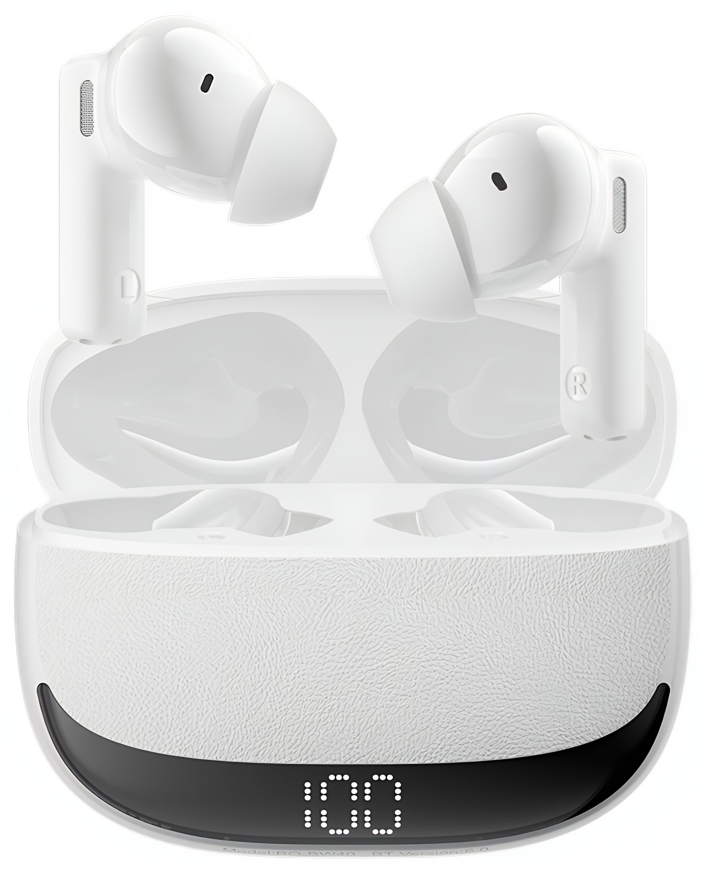 Bluetooth kihangosító BWOO BW40, TWS, ANC, Fehér