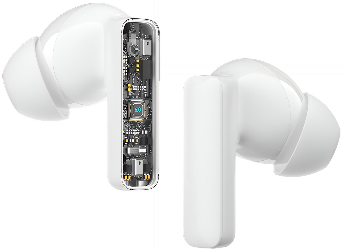 Bluetooth kihangosító BWOO BW40, TWS, ANC, Fehér