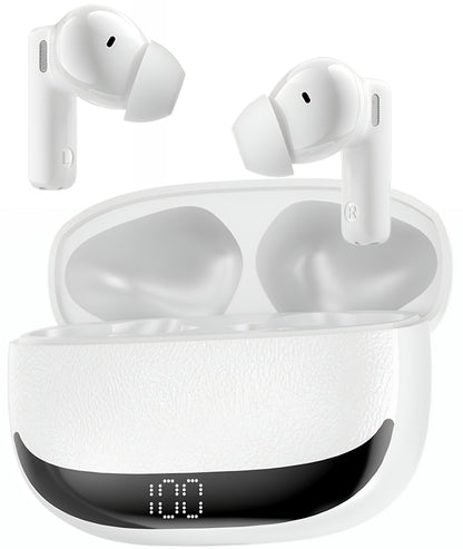 Bluetooth kihangosító BWOO BW40, TWS, ANC, Fehér