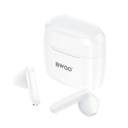 Bluetooth kihangosító BWOO BW94, TWS, Fehér
