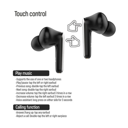 Handsfree Bluetooth ColorWay TWS3, TWS, Fekete