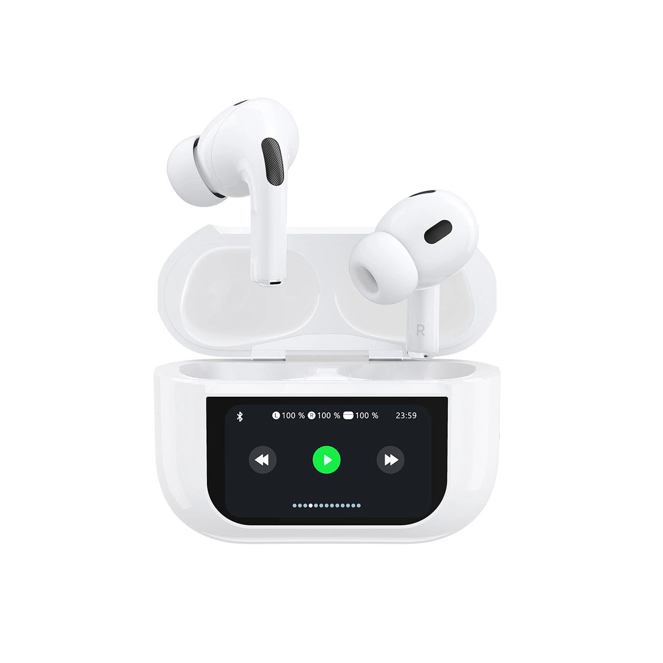 Handsfree Bluetooth Dudao U19 Display, TWS, Fehér