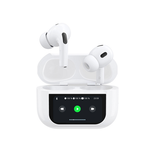 Bluetooth kihangosító Dudao U19 Display, TWS, Fehér, Újracsomagolt