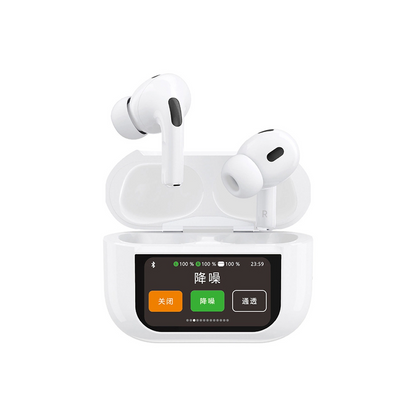 Bluetooth kihangosító Dudao U19 Display, TWS, Fehér, Újracsomagolt