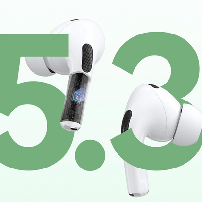 Bluetooth kihangosító Dudao U19 Display, TWS, Fehér, Újracsomagolt