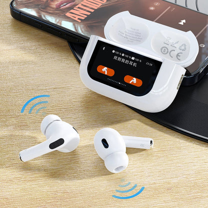 Handsfree Bluetooth Dudao U19 Display, TWS, Fehér