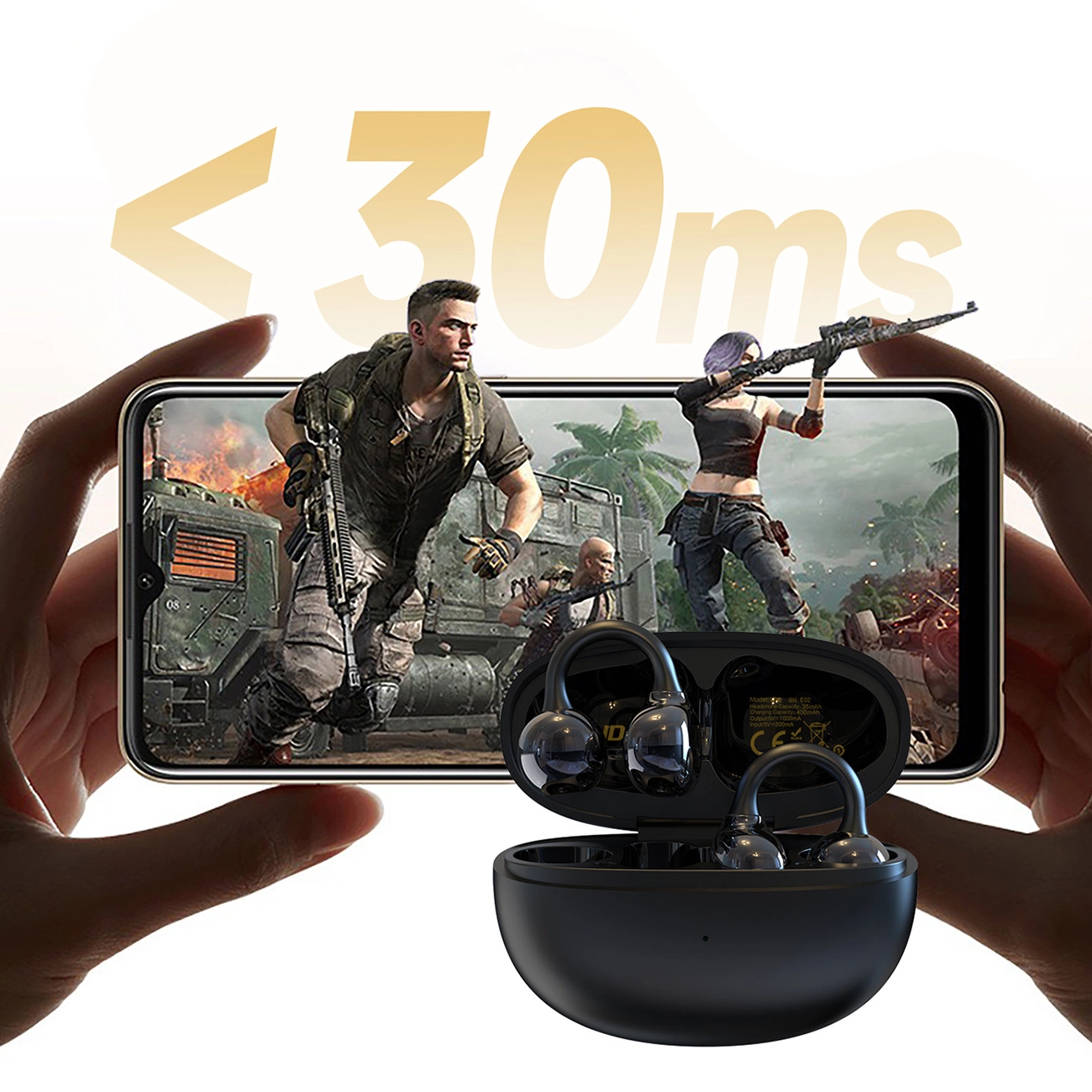 Dudao U20 Bluetooth Handsfree, TWS, Black