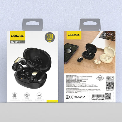 Handsfree Bluetooth Dudao U20, TWS, Fekete