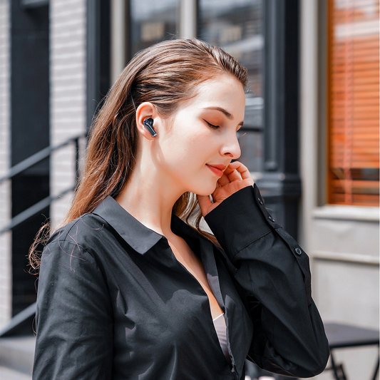 Bluetooth kihangosító Dudao U8, TWS, Fekete