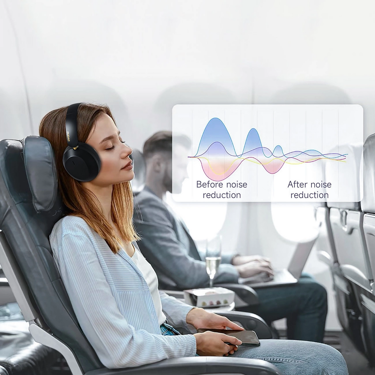 Bluetooth Handsfree Dudao X22 Max, A2DP, ANC, Black