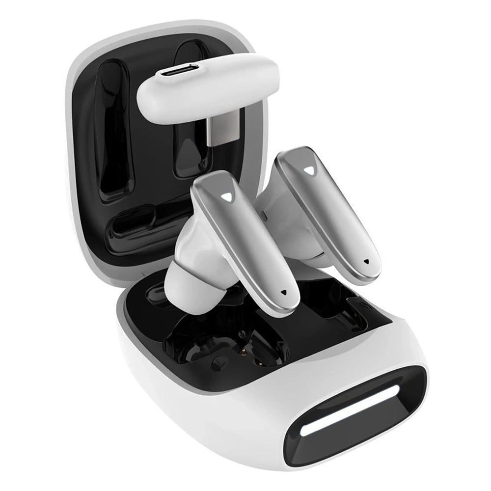 Handsfree Bluetooth Fixed Pods, TWS, Fehér