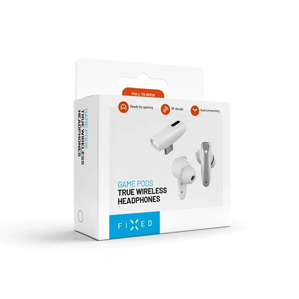 Handsfree Bluetooth Fixed Pods, TWS, Fehér