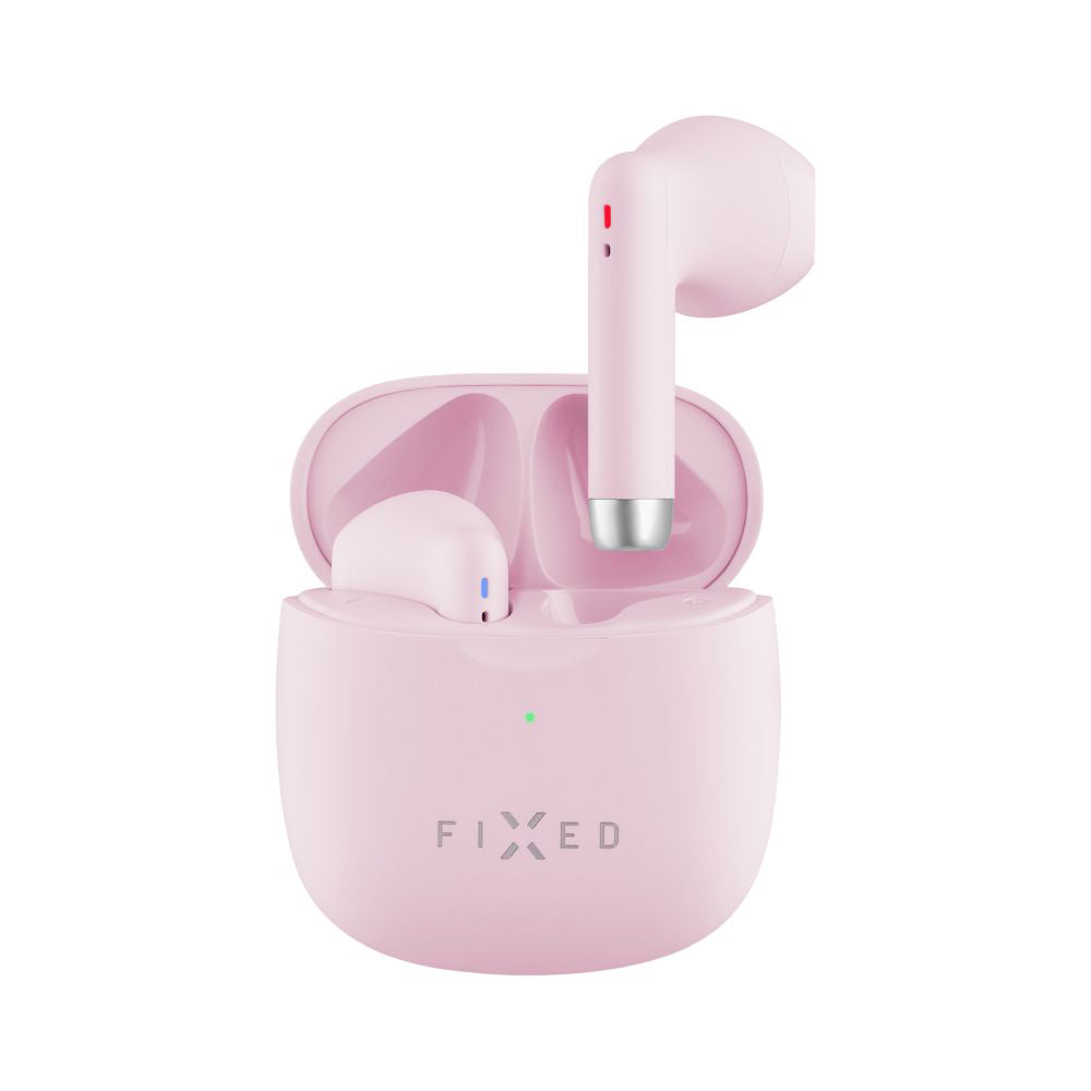 Handsfree Bluetooth Fix, TWS, Rózsaszín