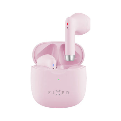 Handsfree Bluetooth Fix, TWS, Rózsaszín