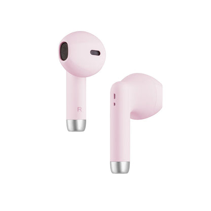 Handsfree Bluetooth Fix, TWS, Rózsaszín
