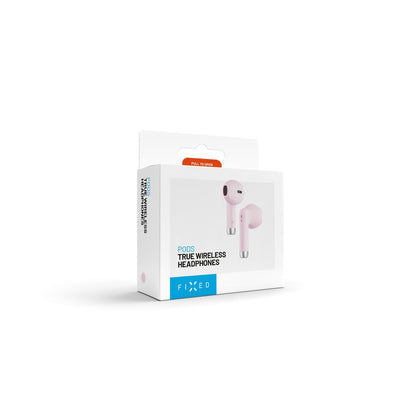 Handsfree Bluetooth Fix, TWS, Rózsaszín