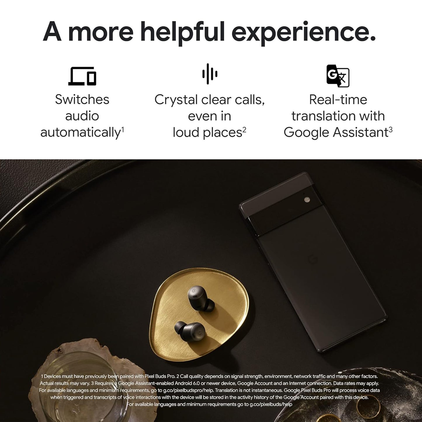 Handsfree Bluetooth Google Pixel Buds Pro, TWS, ANC, Szürke GA03203