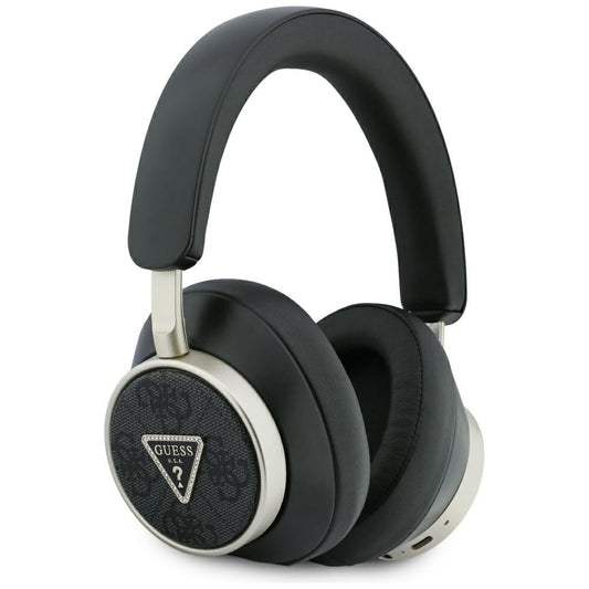 Handsfree Bluetooth Guess 4G Gold Triangle Logo, A2DP, Fekete