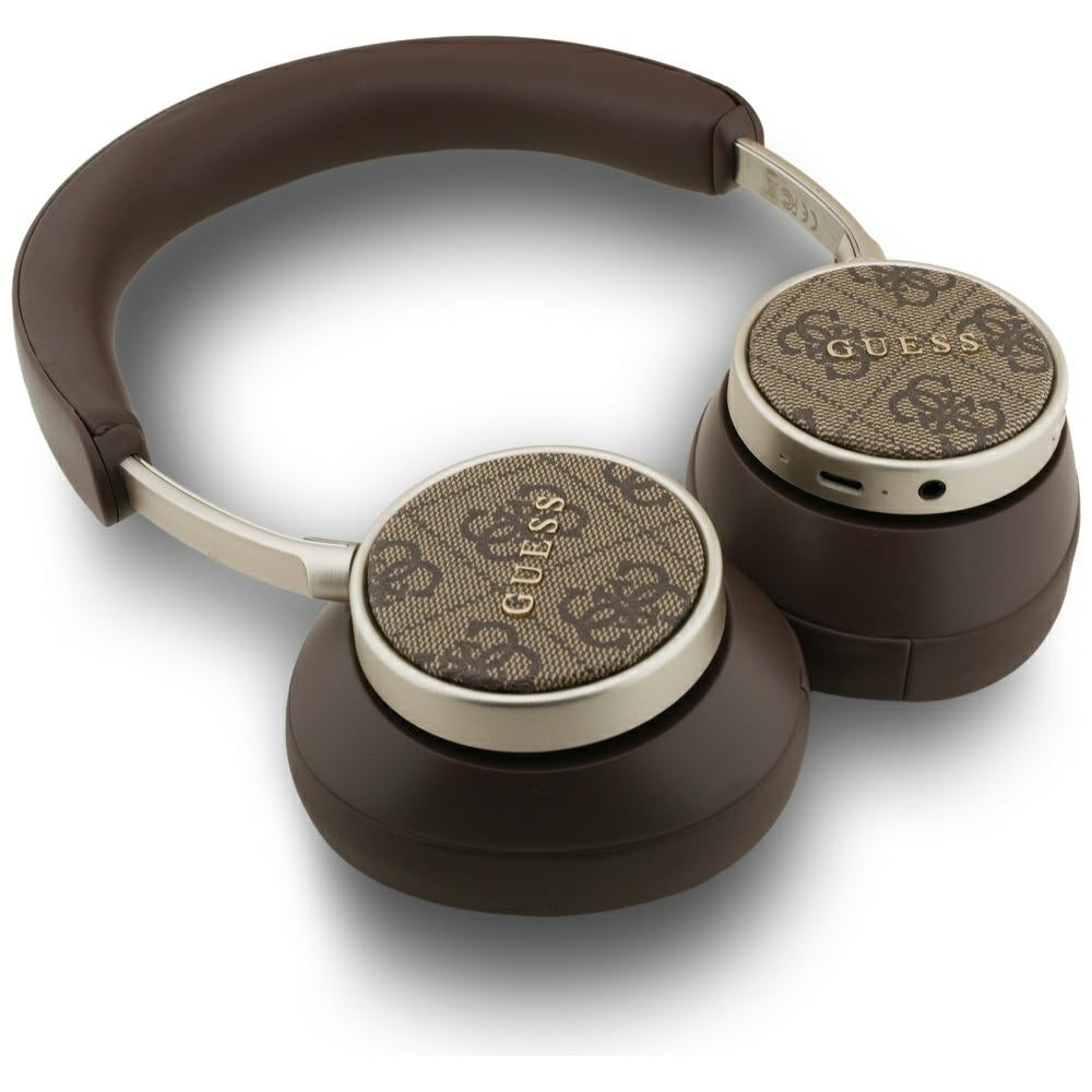 Handsfree Bluetooth Guess 4G Classic Logo, A2DP, Barna