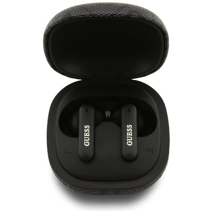 Handsfree Bluetooth Guess 4G Classic Metal Logo, TWS, Fekete