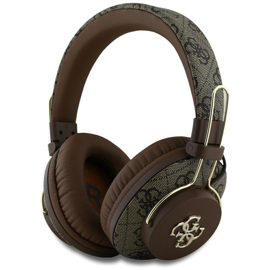 Handsfree Bluetooth Guess 4G Metal Logo, A2DP, Barna