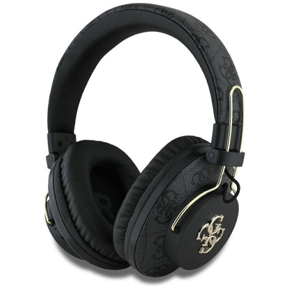 Handsfree Bluetooth Guess 4G Metal Logo, A2DP, Fekete