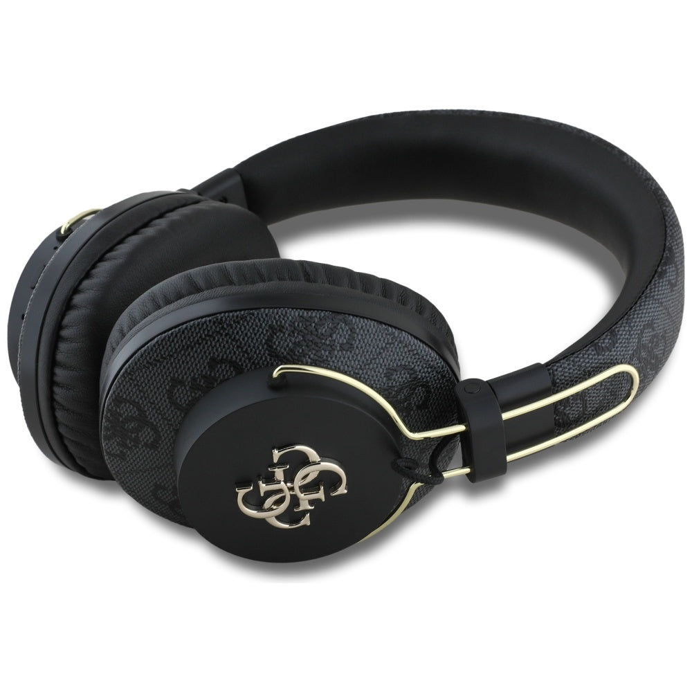 Handsfree Bluetooth Guess 4G Metal Logo, A2DP, Fekete