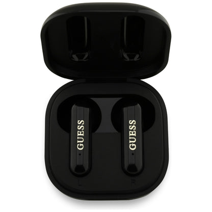 Handsfree Bluetooth Guess 4G Metal Logo, TWS, Fekete