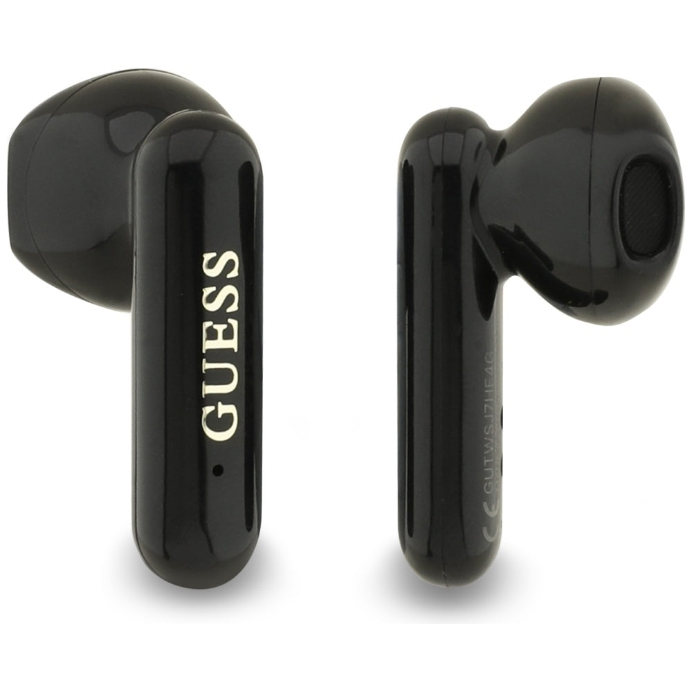 Handsfree Bluetooth Guess 4G Metal Logo, TWS, Fekete