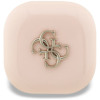 Handsfree Bluetooth Guess 4G Metal Logo, TWS, Rózsaszín