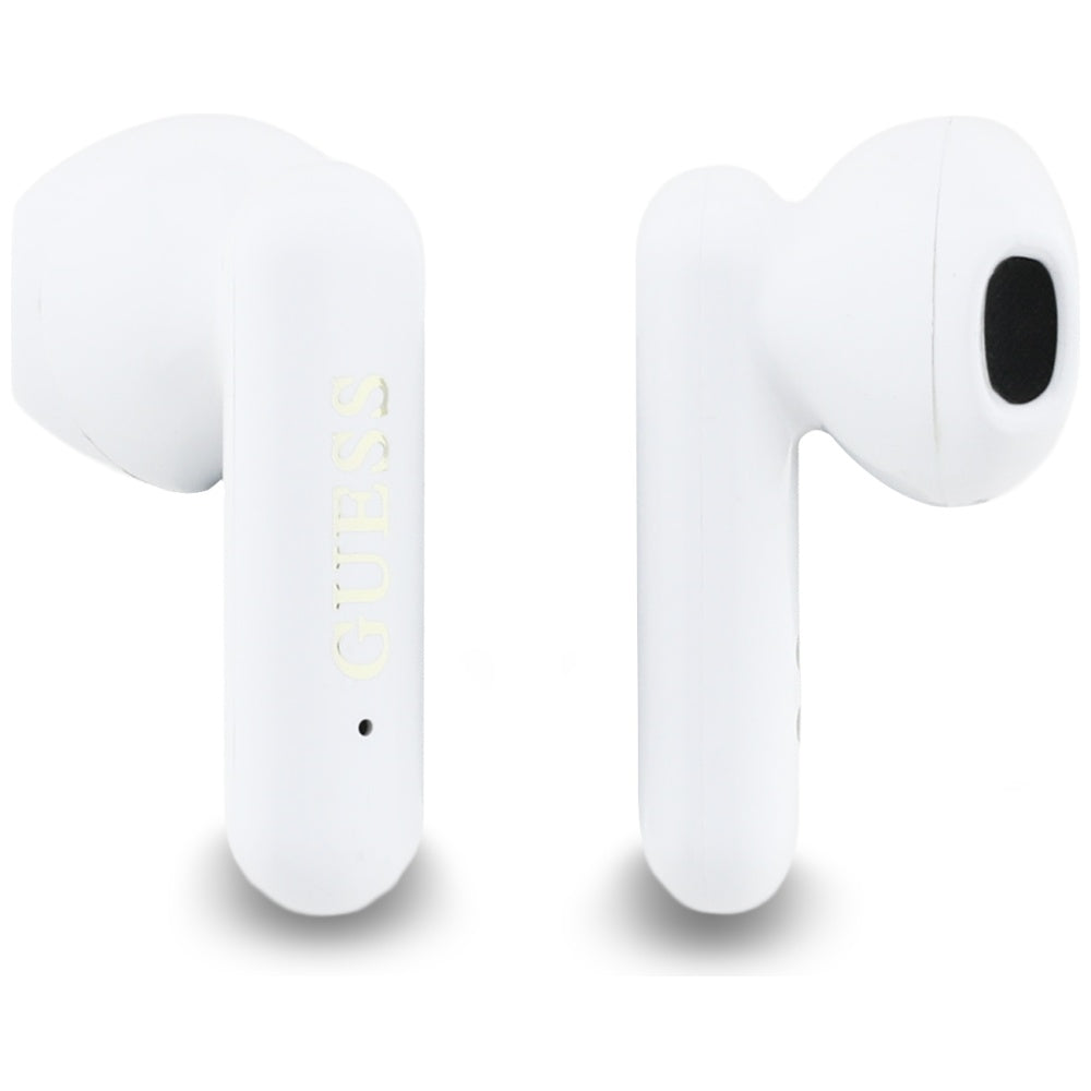 Handsfree Bluetooth Guess 4G Metal Logo, TWS, Rózsaszín