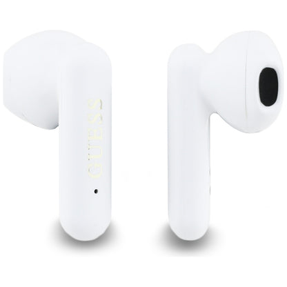 Handsfree Bluetooth Guess 4G Metal Logo, TWS, Rózsaszín