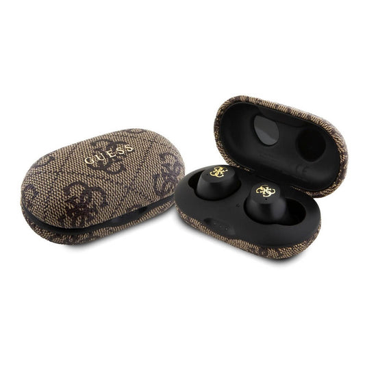 Handsfree Bluetooth Guess 4G Metal, TWS, Barna